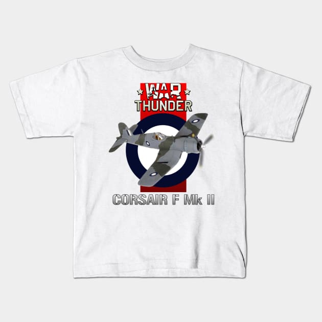 Corsair F Mk II Kids T-Shirt by MilMerchant